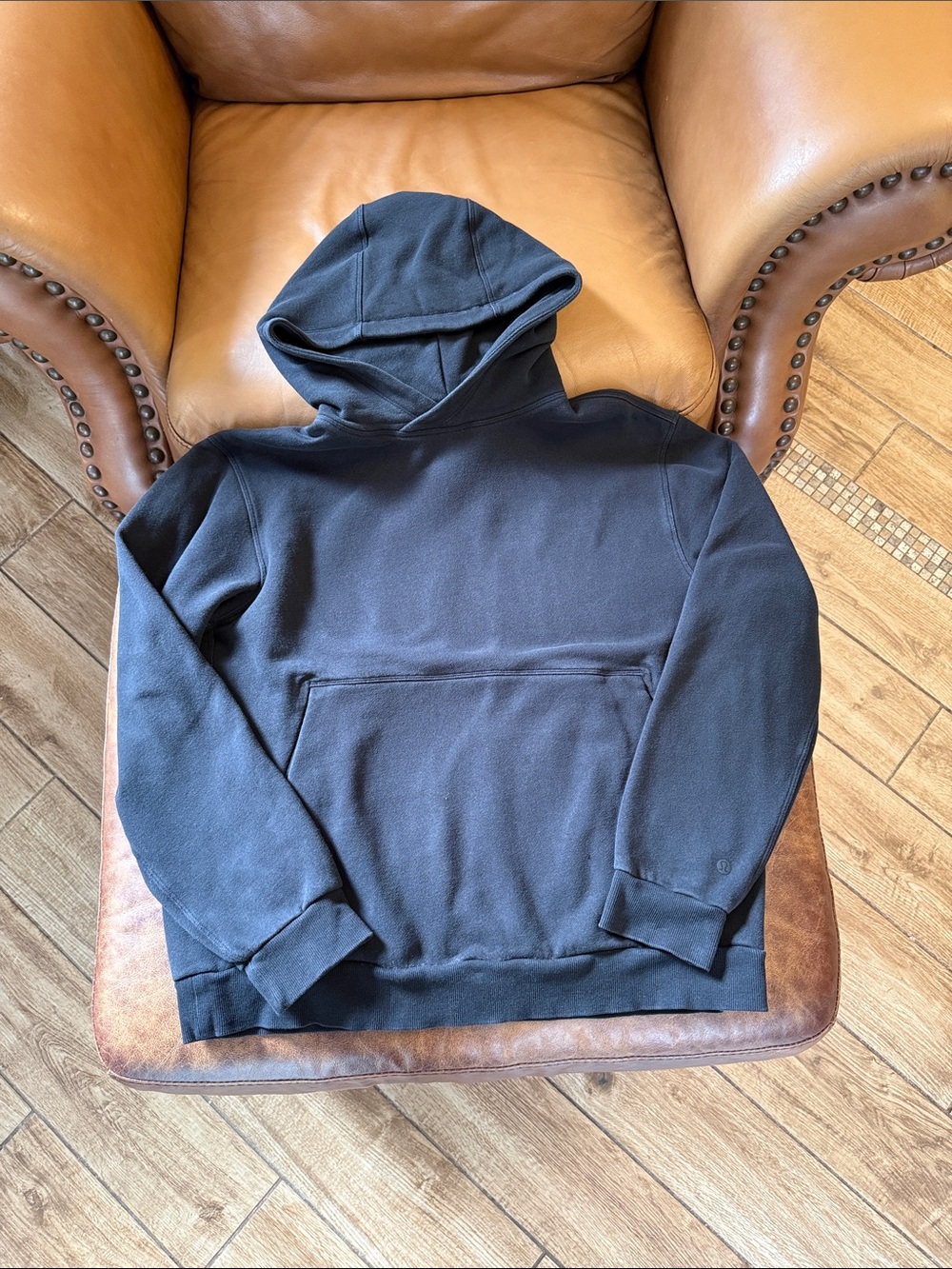 Men’s Lululemon Steady State Hoodie Sz Medium Black Fleece Staple Piece M51